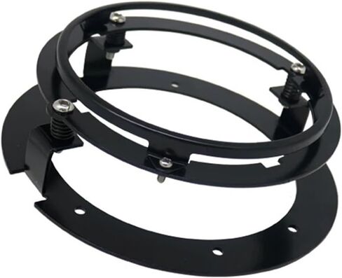 Motorcycle Head Lamp Motorcycle Auto Parts 5 3/4" 5.75 Inch Mounting Bracket Holder Ring for 5.75" Round Led Headlight Headlamp Car Motorbike Housing Headlamp in Saudi Arabia