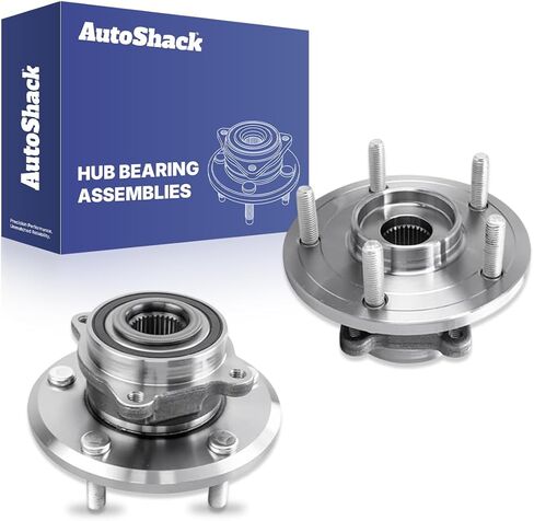 AutoShack Front Wheel Hub Bearing Assemblies with ABS Replacement for 2009-2020 Dodge Journey 2-PC in Saudi Arabia