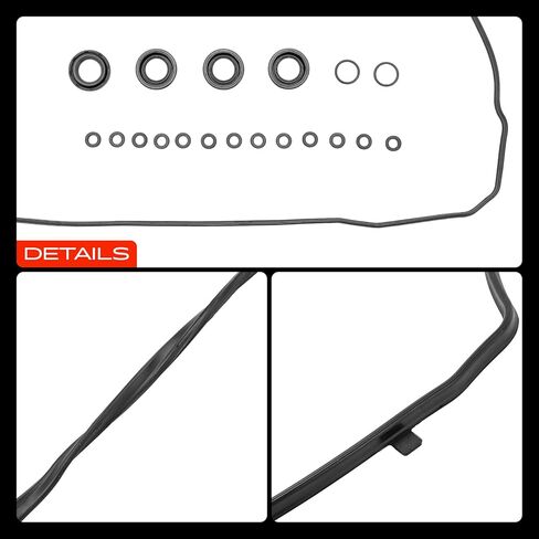 A-Premium Engine Valve Cover Gasket Set Compatible with Toyota Corolla 2009-2020 1.8L, Corolla iM 2017-2018 1.8L, Matrix 2009-2014 1.8L, C-HR 2018-2022 2.0L & Scion xD 1.8L, iM & Pontiac Vibe 1.8L in Saudi Arabia