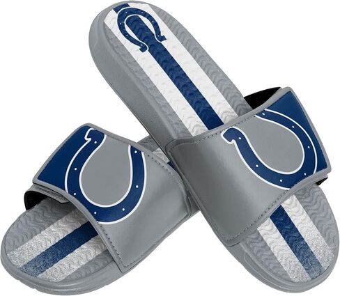 FOCO Green Bay Packers NFL Mens Team Stripe Gel Slide - XL in Saudi Arabia