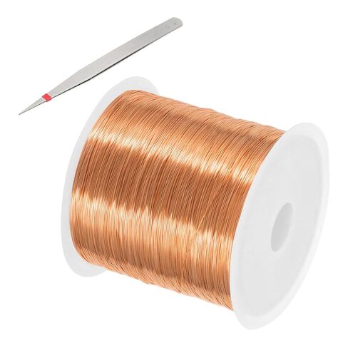 PATIKIL 28 Guage/ 0.3 mm 328 Feet Jewelry Craft Wire, 2 Pcs Copper Beading Wires with Plier for Beading Jewelry Making Supplies Earrings Bracelets in Saudi Arabia