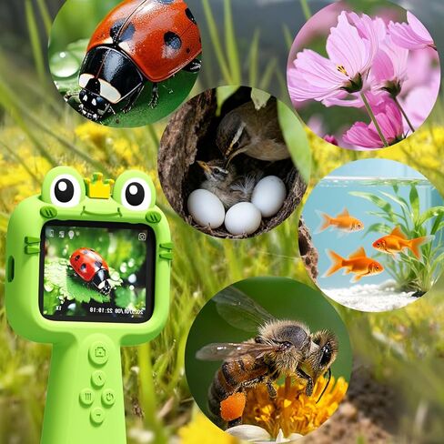 Borescope Camera with Light for Kids - STEM Science Educational Toy for 4-10 12Years Old, Educational Boys Girls Birthday Gift, Snake Scope Camera for Outdoor Camping Nature Exploration (Green) in Saudi Arabia
