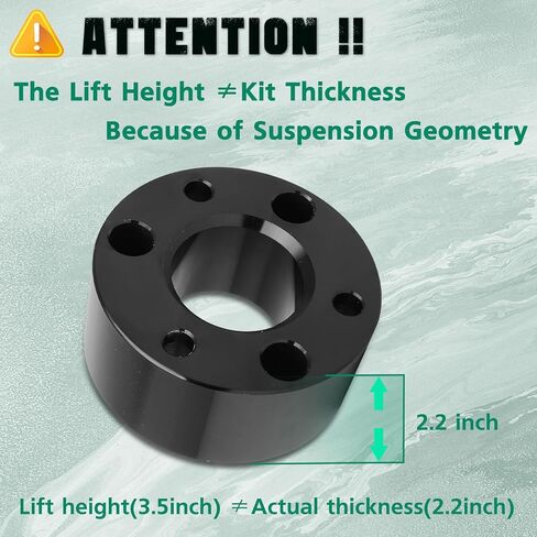 SCITOO 3.5" Front Leveling Kit for 2006-2020 for Dodge for Ram 1500 4x4 Suspension Lift Kit (Black) Leveling Struts in Saudi Arabia