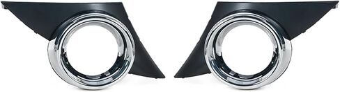 Compatible For Peugeot 207 Sport 2006 2007 2008 2009 Car Front Bumper Fog Light Lamp Frame Cover Foglights Foglamp Trim Cap Hood(Left and Right) in Saudi Arabia