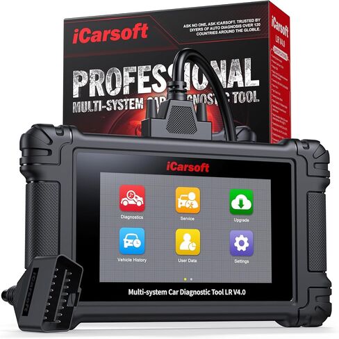 iCarsoft LR V4.0 Full Systems Bidirectional Diagnostic Scan Tool for Most Land Rover/Jaguar and Other 2 Car Makes from 1996-2023 Automotive OBD2 Scanner Up to 51 Service Graphic Data Car Code Reader in Saudi Arabia