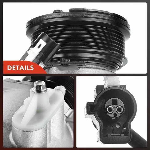 A-Premium Air Conditioner AC Compressor with Clutch Compatible with Jaguar S-Type 2000-2008, X-Type 2002-2008 & Lincoln LS 2000-2005, 2.5L 3.0L in Saudi Arabia
