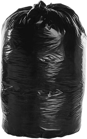 Stout by Envision Natural HDPE ProPerformance Coreless Bags, 30" x 37", 20-30 Gallon Capacity, 10 Mic Thick, 500 Bags, Made in The USA (STO-C2433N06) in Saudi Arabia