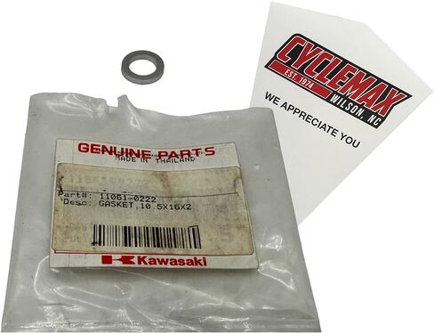 One Pack compatible with Kawasaki 10.5X16X2 Gasket 11061-0222 Contains One 11061-0222 and a Funnel in Saudi Arabia