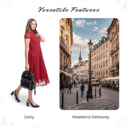 Leather Backpack for Men and Women - Business Rucksack Laptop Bag in Kuwait