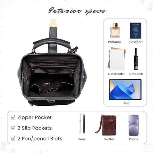 Leather Backpack for Men and Women - Business Rucksack Laptop Bag in Kuwait