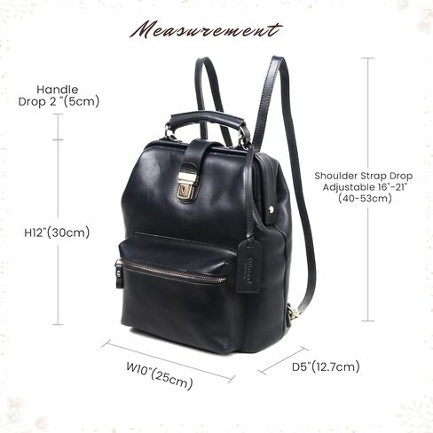 Leather Backpack for Men and Women - Business Rucksack Laptop Bag in Kuwait