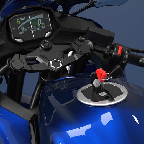 Artudatech Ignition Switch Cylinder Fuel Gas Tank Cap Cover Lock Set w/ 2 Keys Fit for Kawasaki EX400 Ninja 400 2018-2023, for Kawasaki EX400 Ninja 400 ABS 2020-2023/ ER400 Z400 2019-2022 in Saudi Arabia