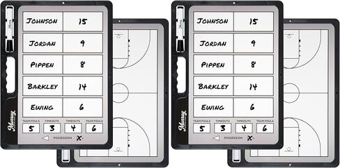 Murray Sporting Goods Premium Basketball Timeout Coaches Clipboard | Double Sided Premium Basketball Coaches Clipboard in Saudi Arabia