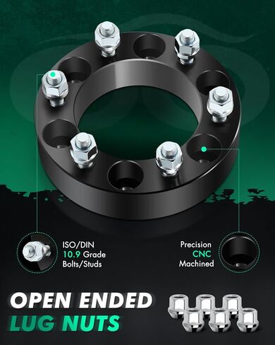 SCITOO 4pcs Wheel Adapters 1.5" 6x5.5 to 6x5.5 Bore 108mm Studs 12x1.25 6Lug Wheel Spacers Adapters Fit for for Nissan Frontier for Nissan Titan for Nissan Armada Pathfinder Xterra in Saudi Arabia