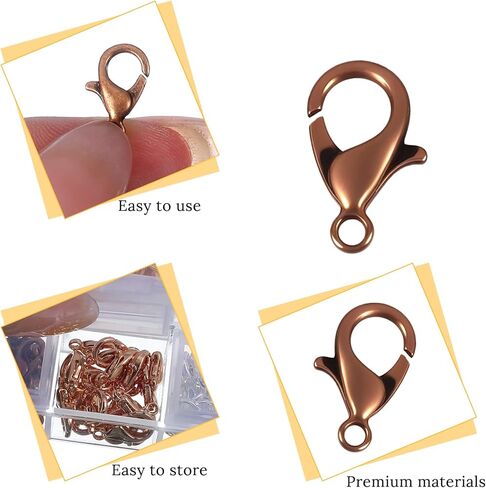 960Pcs Lobster Claw Clasps and Open Jump Rings Set for Jewelry Making, Keychains, Bracelets, Necklace Repair DIY Crafts in Saudi Arabia