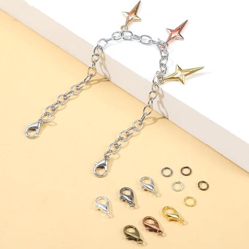 960Pcs Lobster Claw Clasps and Open Jump Rings Set for Jewelry Making, Keychains, Bracelets, Necklace Repair DIY Crafts in Saudi Arabia