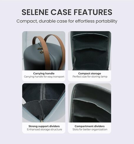 CLAYMORE Selene Lamp (White) - Aesthetic Portable Outdoor Lantern for Glamping, Camping, Events, Parties & Tents. USB-C Charging, Power Bank Function, Up to 55 Hours Battery Life, 3 Light Modes. in Kuwait