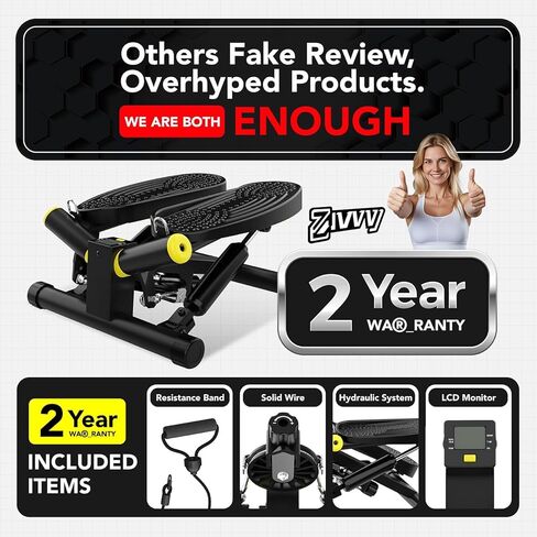 Mini Twist Stepper, Stepper Machine with 330LBS Weight Capacity, Mini Stepper for Full Body Workout, Adjustable Step Height, Smooth and Quiet, Step Machine for Men Women… in Saudi Arabia