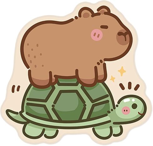 لوحة ماوس Capybara، بساط مكتب مبتكر على شكل سلحفاة Capybara، لوحة ماوس مكتبية وألعاب غير قابلة للانزلاق، لوحة ماوس مريحة على شكل حيوان Kawaii لطيفة للكمبيوتر الشخصي والكمبيوتر المحمول والكمبيوتر in Saudi Arabia