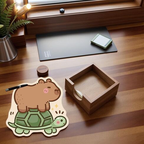 لوحة ماوس Capybara، بساط مكتب مبتكر على شكل سلحفاة Capybara، لوحة ماوس مكتبية وألعاب غير قابلة للانزلاق، لوحة ماوس مريحة على شكل حيوان Kawaii لطيفة للكمبيوتر الشخصي والكمبيوتر المحمول والكمبيوتر in Saudi Arabia