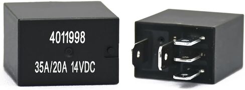 2 Pcs 1R1066, 13502676, 90511443, AR606, 13502676, 56-1557, 83A1002, RAA1235 Multi Purpose Relay Fit for Chevrolet Fit for Gmc Express 2500 3500 1500 1995-2008 2010, 20A/35A 12V 5 Pins in Saudi Arabia