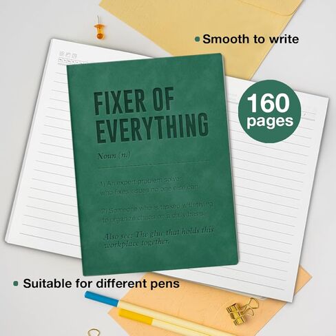 Journal Notebook Thank You Gifts for Men Boss Coworker Manager Mentor, Boss Gift for Men, Birthday Fathers Day Gift for Dad, 160 Pages Writing Notebook in Saudi Arabia