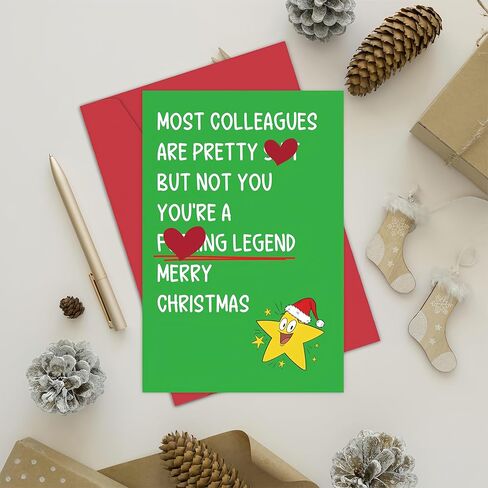 بطاقة عيد الميلاد المضحكة للرجال والنساء، بطاقة تهنئة مضحكة لعطلة الأسماك له، لها، الزوج، الزوجة، الأب، الأم، الأصدقاء، إليك سمكة عيد الميلاد in Kuwait