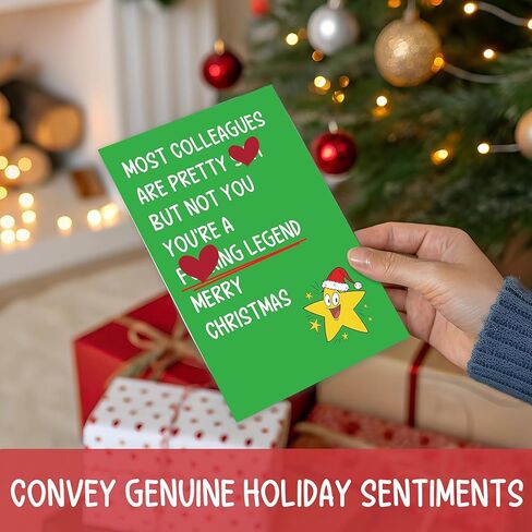 بطاقة عيد الميلاد المضحكة للرجال والنساء، بطاقة تهنئة مضحكة لعطلة الأسماك له، لها، الزوج، الزوجة، الأب، الأم، الأصدقاء، إليك سمكة عيد الميلاد in Kuwait