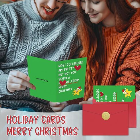 بطاقة عيد الميلاد المضحكة للرجال والنساء، بطاقة تهنئة مضحكة لعطلة الأسماك له، لها، الزوج، الزوجة، الأب، الأم، الأصدقاء، إليك سمكة عيد الميلاد in Kuwait