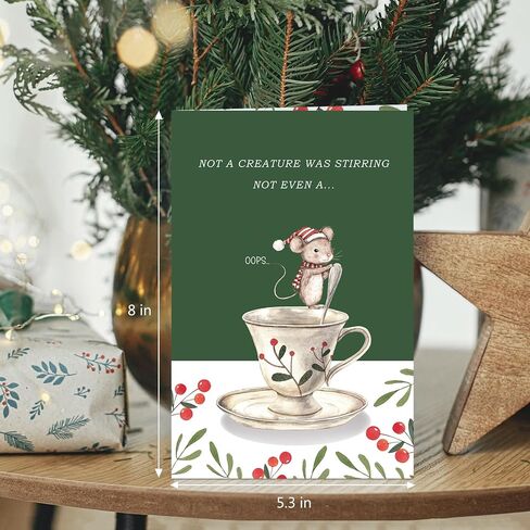Funny Penguin Christmas Card for Men Women, Dark Humor Xmas Card, Sarcastic Holiday Cards Gift for Friend Brother Sister, Dreaming of a White Christmas in Saudi Arabia