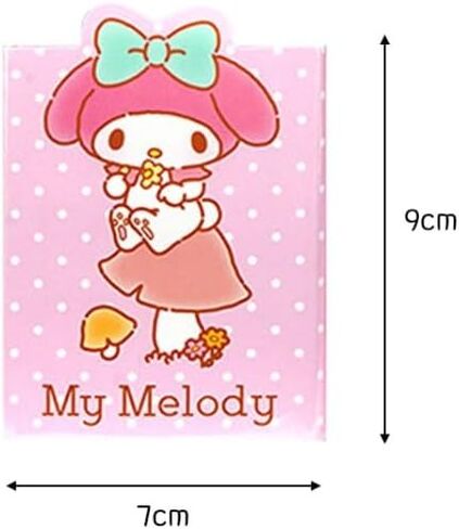 Cute Melody Self-Adhesive Sticky Notes Memo Pad with 4 Designs x 20 Sheets, 80 Sheets Total, Design May Vary (A) in Saudi Arabia