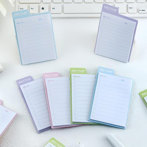 to Do List Sticky Notes, 4 Pack Daily to Do List Notepad, 30 Sheets 3.54 x 2.36 in Mini Planner for Work Office School Students Teachers Home Desk Organization in Saudi Arabia