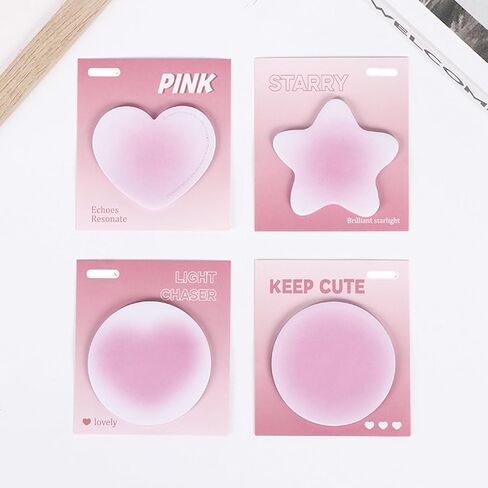 8 Pack Cute Sticky Notes Cartoon Sticky Memo Pads Kawaii Small Self-Stick Memo Note Pad for Women Girls Office Supplies School Supplies (8 Pack Blue+Pink) in Saudi Arabia