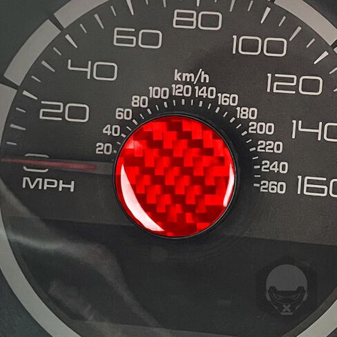ملصقات تزيين داخلية حمراء غطاء لوحة الأدوات متوافق مع Ford Mustang Shelby GT 2009 2010 2011 2012 2013 2014 ملصقات ملحقات مركزية من ألياف الكربون الحقيقية in Kuwait