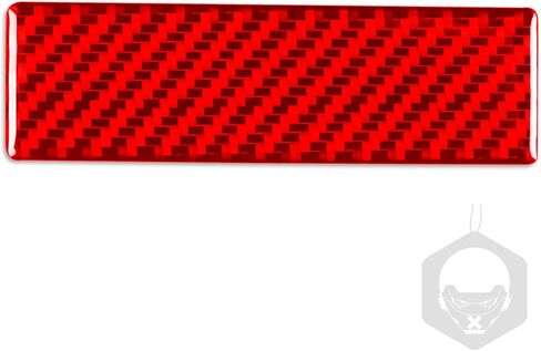 Red Interior Trim Stickers Instrument Panel Cover Compatible with Ford Mustang Shelby GT 2009 2010 2011 2012 2013 2014 Real Carbon Fiber Center Dash Accessories Decals in Saudi Arabia