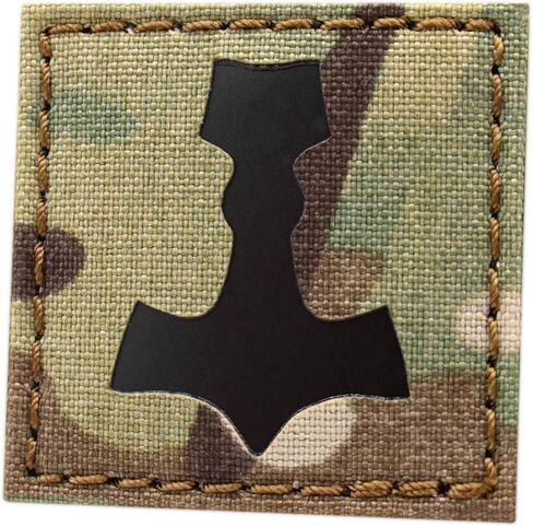 IR Mjolnir 2x2 Thor Hammer Coyote Norse Viking Thunder God Coyote Patch in Saudi Arabia