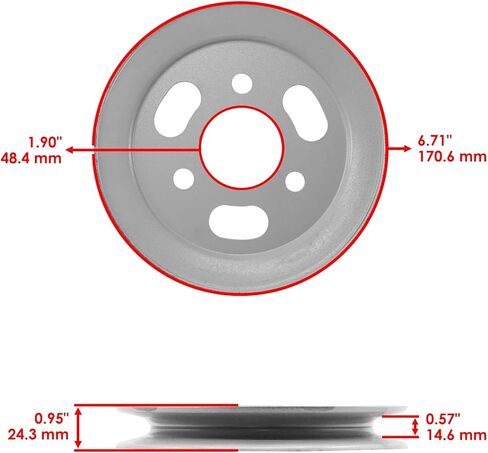 Powersports Replacement Parts for Spindle Pulley for Toro Z560 Z593 74237 74239 74242 74243 74248 Z500 74261 52" Mod-C33C-40632 in Saudi Arabia