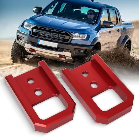 خطافات السحب لـ Tacoma (2024-2026)، 4Runner (2025-2026)، Land Cruiser 250 (2024-2025) الملحقات خطاف السحب الأمامي تصميم خفيف الوزن من سبائك الألومنيوم قطعة بديلة مثبتة بمسمار مباشر رقم PT974-35250 in Kuwait