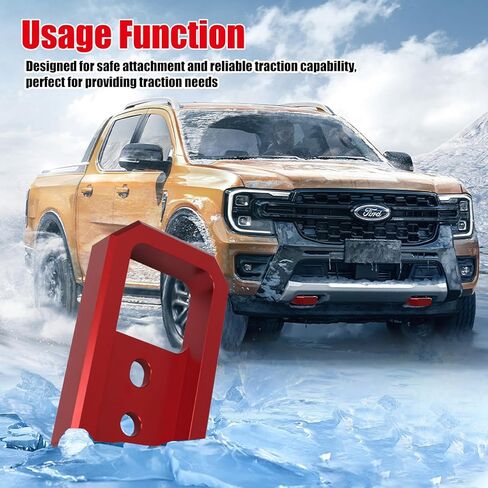 خطافات السحب لـ Tacoma (2024-2026)، 4Runner (2025-2026)، Land Cruiser 250 (2024-2025) الملحقات خطاف السحب الأمامي تصميم خفيف الوزن من سبائك الألومنيوم قطعة بديلة مثبتة بمسمار مباشر رقم PT974-35250 in Kuwait