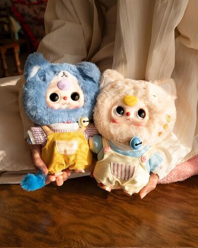 Baby Three Kitten Wardrobe Plush Blind Box Figures, Random Design Action Figures Collectible Toys Home Decorations (1PC BlindBox) in Saudi Arabia