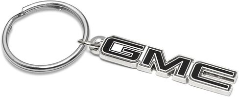 صورة iPick لسلسلة مفاتيح معدنية ثلاثية الأبعاد على شكل شعار GMC مقطوعة بالقالب، مرخصة رسميًا in Kuwait