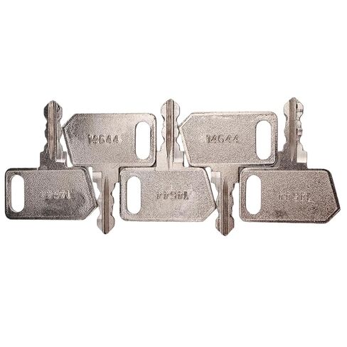 JZGRDN 5PCS Ignition Starter Keys 361144 14644 M516 15271326 Compatible with Terex Generation 7 Articulated Dump Truck ADT in Saudi Arabia