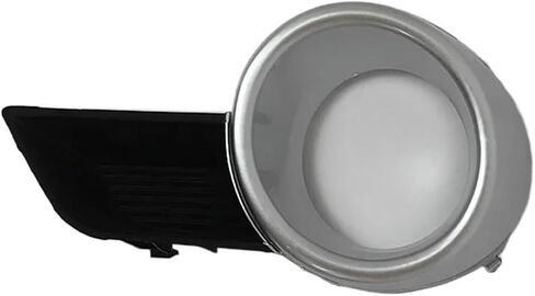Car Accessories Front Bumper Grille Driving Lamp Shell Fog Light Cover ，Compatible for Toyota Highlander 2008 2009 2010 2011 Silver White(1pcs White Right) in Saudi Arabia