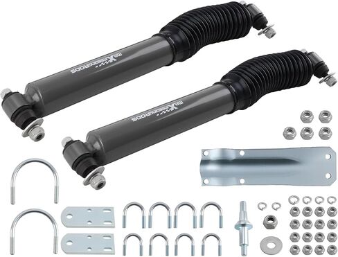 مثبت التوجيه المزدوج maxpeedingrods لـ 1959-1991 Chevy/GMC C/K10/15/20/25 بيك اب سوبربان، لفورد F250/F350، لدودج رامتشارجر، نسخة G1 مطورة in Saudi Arabia