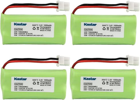 Kastar 5-Pack Battery Replacement for Vtech CS6509-16 CS6509-17 CS6509-19 CS6519 CS6519-14 CS6519-15 CS6519-16 CS6519-2 CS6529 CS6529-2 CS6609 CS6619 CS6619-2 CS6629 CS6629-2 CS6629-3 CS6649 CS6649-2 in Saudi Arabia
