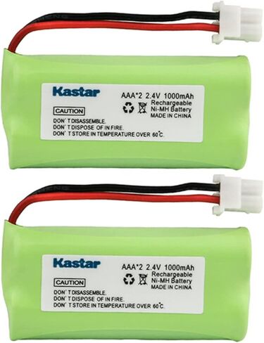 Kastar 5-Pack Battery Replacement for Vtech CS6509-16 CS6509-17 CS6509-19 CS6519 CS6519-14 CS6519-15 CS6519-16 CS6519-2 CS6529 CS6529-2 CS6609 CS6619 CS6619-2 CS6629 CS6629-2 CS6629-3 CS6649 CS6649-2 in Saudi Arabia