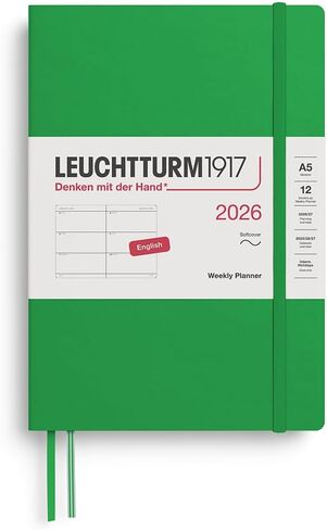 LEUCHTTURM1917 - Weekly Planner 2026, Softcover, Medium (A5), Rising Sun (Jan 1 - Dec 31, 2026) in Saudi Arabia