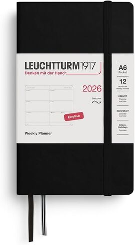 LEUCHTTURM1917 - Weekly Planner 2026, Softcover, Medium (A5), Rising Sun (Jan 1 - Dec 31, 2026) in Saudi Arabia