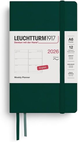 LEUCHTTURM1917 - Weekly Planner 2026, Softcover, Medium (A5), Rising Sun (Jan 1 - Dec 31, 2026) in Saudi Arabia
