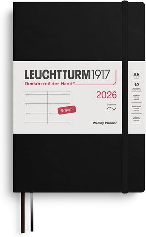 LEUCHTTURM1917 - Weekly Planner 2026, Softcover, Medium (A5), Rising Sun (Jan 1 - Dec 31, 2026) in Saudi Arabia